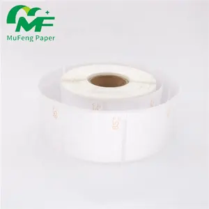 Пользовательские пустые 4x6 печатные упаковочные наклейки, бумажные прямые рулоны Термоэтикеток для доставки