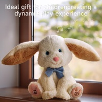 Tumama enfants en peluche lapin poupées Musical danse corps secouant et flottement oreilles lapin en peluche électronique bébé jeu interactif jouets