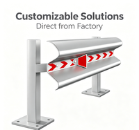 Barandilla de Seguridad para Carreteras Sigma Post, Soporte de Acero Galvanizado, Barrera de Seguridad Vial Q235 Anticorrosión, Fabricación Personalizada OEM Directa de Fábrica
