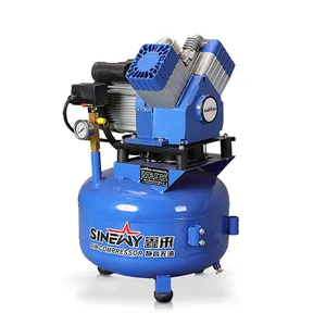 Sinewy Compressor De Ar 1.2Kw 50L Pequeño Sin ruido Compresor de pintura en aerosol libre de aceite Máquina de aire para tienda de lavado de autos