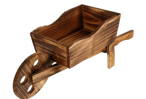 Chariot <span class=keywords><strong>en</strong></span> <span class=keywords><strong>bois</strong></span> Pot de fleurs créatif combinaison charnue support de Pot de plante; décoration de jardin ornementale <span class=keywords><strong>brouette</strong></span> planteur jardin <span class=keywords><strong>bois</strong></span> - Product Image 2