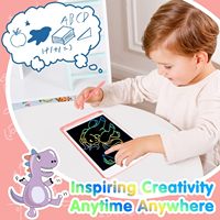 Cadeau idéal pour les enfants, tableau effaçable électronique numérique LCD de 8,5 pouces de couleur bleue, tablette d'écriture pour enfants