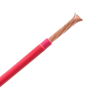 Bâtiment de ménage THHN Cuivre Électrique Câbles 14AWG 12 AWG 8AWG 6AWG Fils avec Housse En Nylon