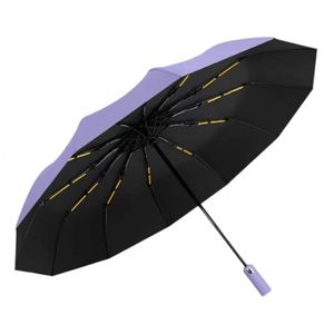 Paraguas Plegable Triple Automático con Armazón Reforzado y Doble Varilla, Protección UV, con Impresión de Logotipo Personalizado, Popular en el Mercado - Product Image 1