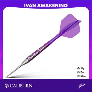 ลูกดอกปาเป้ารุ่นใหม่ Caliburn Players <span class=keywords><strong>IVAN</strong></span> <span class=keywords><strong>II</strong></span> ซีรีส์ น้ำหนัก 20 กรัม 23 กรัม 25 กรัม ทำจากทังสเตน 90% - Product Image 3