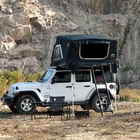 Voyager Pro pliable King Size toit tente pour SUV pick-up Offroad Camping Overland Adventure 4x4 voyage étanche coque dure