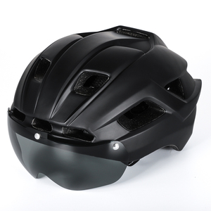 Diseños exclusivos <span class=keywords><strong>Casco</strong></span> de equitación para hombres y mujeres <span class=keywords><strong>Casco</strong></span> de ciclismo con gafas magnéticas desmontables Ciclismo Adultos <span class=keywords><strong>Casco</strong></span> de bicicleta de carretera - Product Image 3