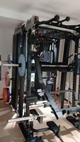 NO9/923K Machine Smith multifonctionnelle commerciale, équipement de gym à domicile, appareil d'entraînement fonctionnel pour exercices de soulevé de bras, ensemble combiné pour squats et développés assis
