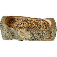 Bac à plantes artisanal en bois naturel, conserve la couronne de l'arbre, pot à fleurs en bois pour jardin extérieur et décoration de table