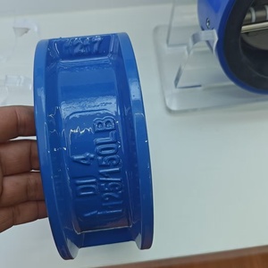 Dn150 dễ uốn gang di không trở lại tấm kép Wafer loại đôi đĩa Swing kiểm tra van - Product Image 3