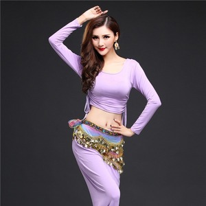 Jh454 rok bungkus syal pinggul sabuk koin emas tari perut untuk Aksesori menari untuk wanita - Product Image 5