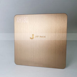 Placa de Acero Inoxidable M31 304 Laminada en Frío con Acabado Cepillado Vibrado en Oro Rosa, Estándar JIS, Panel Decorativo para Soldadura y Corte - Product Image 4