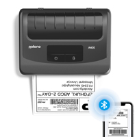 Imprimante d'étiquettes thermiques POLONO de 4 pouces avec batterie de 1500 mAh, résolution 203 dpi, interface, garantie d'un an