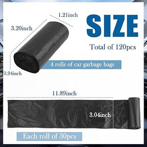 Thickened & Tear-Resistant Car Trash Bags, Portable Automotive Garbage Bags for Keeping Vehicle Tidy, Ideal Auto Accessories - Product Image 2