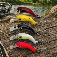 Leurre de pêche Caterpillar Minnow avec hameçon simple - Design réaliste de corps de ver