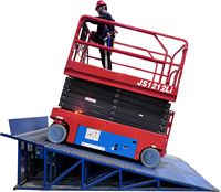 Plateforme élévatrice électrique autopropulsée série JS, hauteur de travail 10m, 12m, 15.6m, haute efficacité, garantie 1 an
