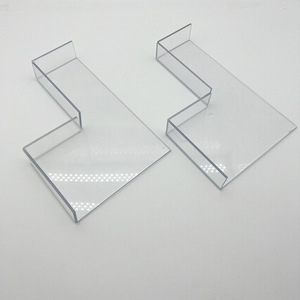 Customized Acrylic <b>Floating</b> <b>Shelf</b> <b>Wall</b> Mounted Polished Transparent Plastic Display Rack Indoor Modern Horizontal Durable - Product Image 1