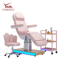 Équipement médical et esthétique commercial, fauteuil d'examen gynécologique à 3 moteurs, lit de massage réglable pour interventions