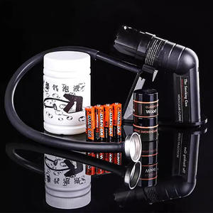 गर्म बिक्री बार बुलबुला धूम्रपान बंदूक सेट स्मोकिंग गन सेट स्मोक्ड क्लॉक लकड़ी चिप पोर्टेबल हैंडहेल्ड धूम्रपान करने वाली बंदूक - Product Image 5