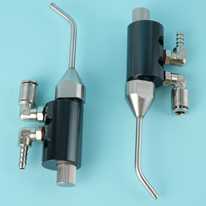 Boquilla Atomizadora de Aire y Agua con Cuerpo de Aluminio Negro Premium, Válvula <span class=keywords><strong>Antigoteo</strong></span> Integrada, Boquilla de Nebulización para Limpieza de Espacios Estrechos - Product Image 3