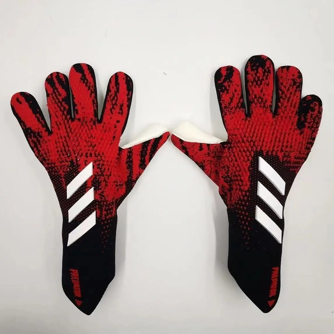 Groothandel Custom Beschermende Hoge Kwaliteit Latex Keeper Handschoenen Voetbal Professionele Voetbal Handschoenen