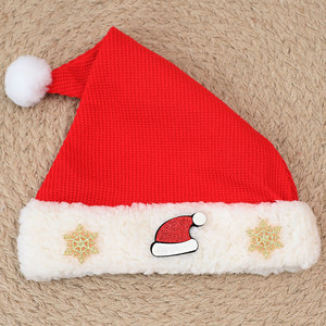 Chapeau de Noël haut de gamme style gaufre pour enfants et adultes – Matière : Aucune – Origine : Aucune – Cadeau et décoration de Noël populaires - Product Image 3