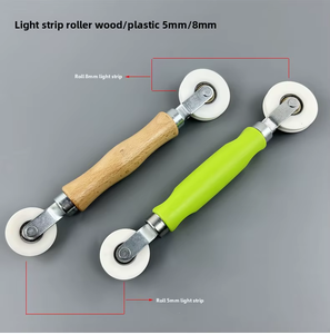 Rodillo de PVC con mango de madera para tiras LED COB/SMD, herramienta auxiliar universal para instalación - Product Image 3