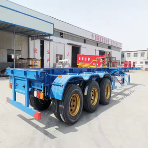 ZHONGSHENGTIANQI châssis squelettique à 3 essieux avec charge utile de 70kg pour conteneur d'expédition de 40 à 45 pieds col de cygne semi-remorque de camion - Product Image 5