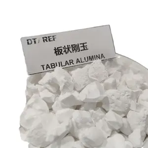 Sintered corundum bricks material WTA 3-6 mesh 75 micron 45 micron White Tabular alumina