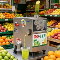 Elektrische suikerrietpers met schiller en snijder 3-in-1 voor sapverwerkingslijn