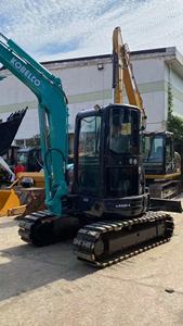 Mini-excavatrice Kobelco 5,5 tonnes modèle 2020 avec godet de terrassement de 0,12 m³ de capacité, moteur d'occasion - Product Image 4