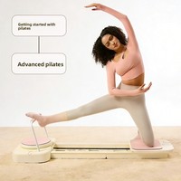 Matériel d'entraînement Pilates Reformer exclusif transfrontalier, multifonctionnel et pliable, avec planche de fitness, machine de ski à corps souple et lit de yoga