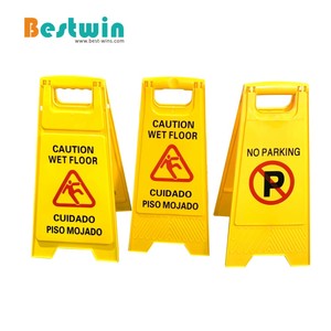 Nhựa polyprepylene vàng gấp ra cảnh báo đóng mở thận trọng ướt sàn dấu hiệu - Product Image 6