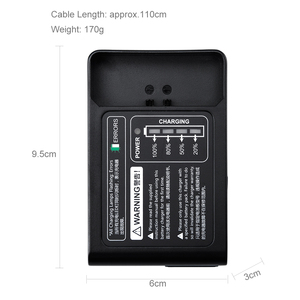 Chargeur de batterie pour flash GODOX VC18, chargeur secteur VC-18 pour flash Godox VING V850 V850II <span class=keywords><strong>V860</strong></span> V860II - Product Image 4
