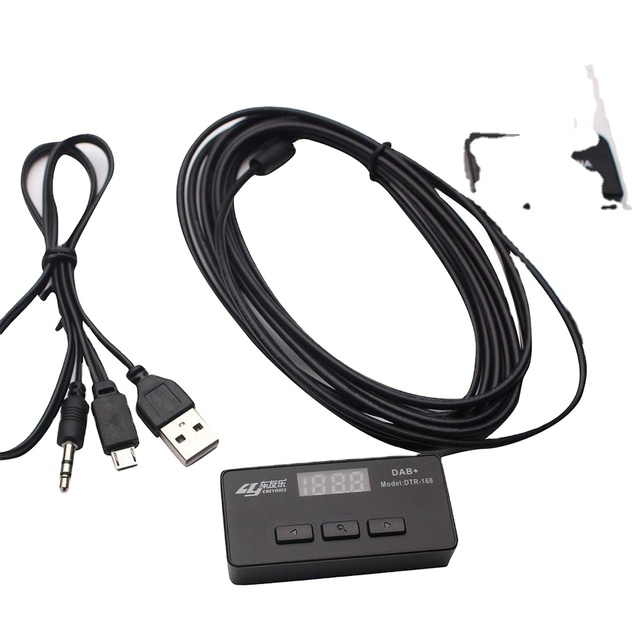 Universal Car DAB Radio Tuner Portable Digital Radio DAB+ Navigation APP Control DAB European Digital Broadcasting