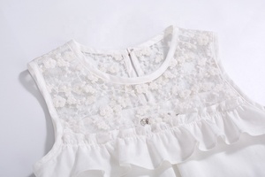 Nuovi set di abbigliamento per bambina OEM set di abbigliamento Boutique estivo Top senza maniche e pantaloncini a righe per ragazze di 3-10 anni - Product Image 5