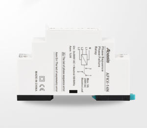 Реле контроля последовательности фаз и отсутствия фаз 380В переменного тока с нейтралью AFKV-14N, может заменить FK-04, <span class=keywords><strong>3</strong></span>-фазное, контроль асимметрии напряжения, дисбаланс 30% - Product Image 4