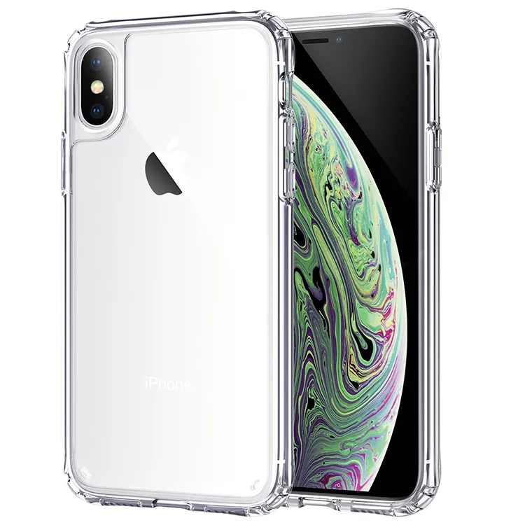 Phone Case And Accessories Ultra Thin Slim Clear Soft TPU Cover For iPhone X XS Max XR Case Support Wireless Charging