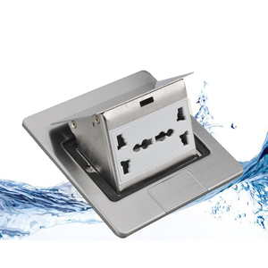 Stainless Steel 10A 6 Pin Waterproof Pop-up Electrical Power Floor Ground Outlet Box <strong>Universal</strong> <strong>Socket</strong> - Product Image 5