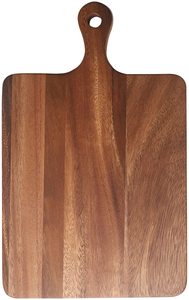 Tabla de Cortar de Madera de Acacia <span class=keywords><strong>Muso</strong></span> para Cocina, Tabla de Cortar de Madera con Asa para Colgar, Tabla Cuadrada para Pan, Pizza y Queso - Product Image 2