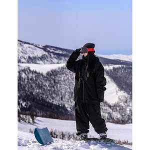 Pantalons de ski et de snowboard imperméables et respirants pour hommes et femmes, coupe ample, 5 poches, 15K imperméables, 10K respirants, coupe-vent - Product Image 3