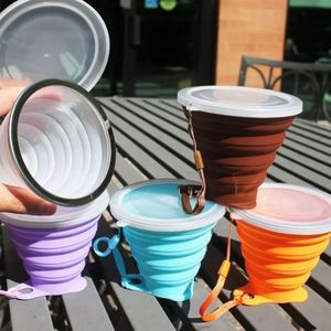 Juego de Vasos Plegables de Silicona Expandibles con Tapas, Vasos de Viaje y Camping, Aptos para Alimentos y Ecológicos - Product Image 4