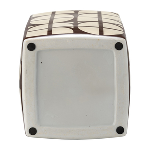 Ceramic Jar With Lid <b>Square</b> Decorative <b>Vase</b> For Home Living Room Bedroom Office Dining Room Decor - Product Image 5