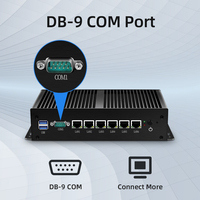 6 LAN Mini Pc Firewall Router Hardware Palo Alto Network 4405U Barebone linux ubuntu pfsense Soft router Firewall
