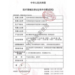 Kit de détection d'anticorps Helicobacter Pylori, méthode à l'or colloïdal, boîte pour 1 personne, pour usage médical et domestique - Product Image 1