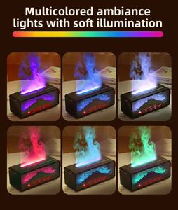 เครื่องเพิ่มความชื้นในอากาศรูปเตาไฟ Home Creative Bonfire ขนาด 200 มล. พร้อมไฟ LED สีสันสดใสและรีโมทคอนโทรล - Product Image 6