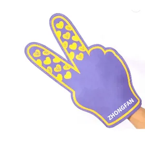 Kunden spezifische Sport feier Bunte EVA Foam Finger Cheer ing Hand