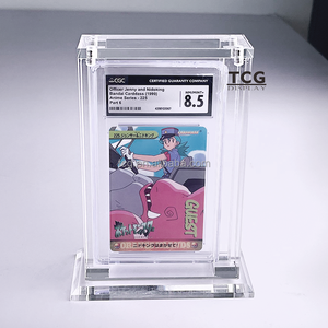 Étui magnétique en acrylique transparent personnalisé TCG pour Panini Flux Anthony Edwards <span class=keywords><strong>Rookie</strong></span> Auto Gold <span class=keywords><strong>2</strong></span>/10 PSA 2020-21 avec base en acrylique - Product Image 3