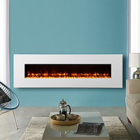 Cheminée électrique murale de qualité supérieure à effet de flamme LED, w, appareil chauffant