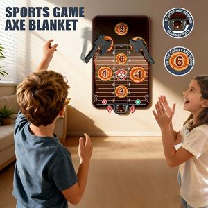 Electronic Scoring Axe <strong>Throwing</strong> Dart Game Soft PVC Safe <strong>Axes</strong> Indoor Outdoor Sport Toys for Kids Multi-Player Party Activity - Product Image 1